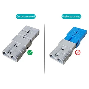 1 Set Connector 50A For Anderson Style Plug Charging Adapter Accessories - Afbeelding 1 van 17