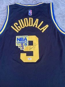 Andre Iguodala Signed Autograph Auto Warriors Jersey Finals MVP PSA/DNA - Picture 1 of 4