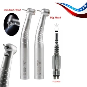 Dental Fast High Speed Fiber Optic LED Handpiece Turbine / Quick Coupler 4 Holes - Picture 1 of 18