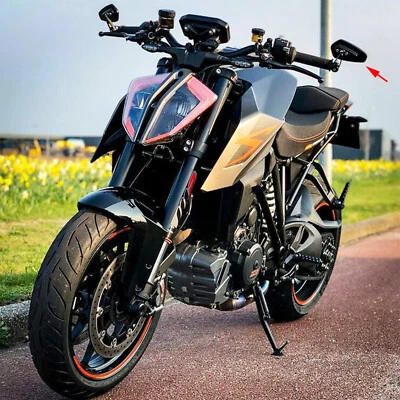 Espejos retrovisores universales para manillar de motocicleta de 7/8" para Suzuki GSXR600 750 Foto 1 de 4