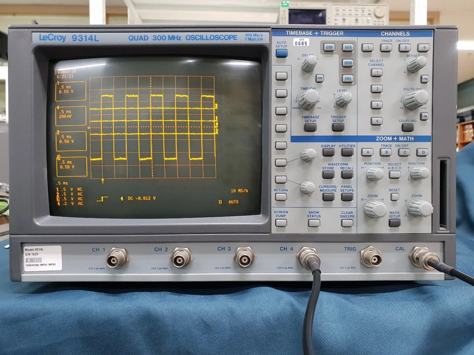 LeCroy 9314L : QUAD 300MHz Oscilloscope (1629) - Image 1 of 4