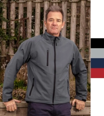 Result Herren Softshelljacke Windbreaker Base Layer Softshell R128M NEU - Bild 1 von 4