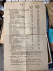 Vintage 1940-50'S Bell Telephone Houston Texas Phone Service Rate Sheet