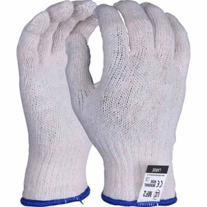 12 x UCI MF-2 Mixed Fibre Off White Gloves Comfort Durability - Various Sizes*** - Zdjęcie 1 z 3