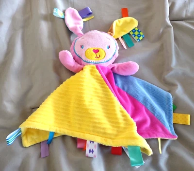 Taggies Pink Bunny Lovey 12 1/2" L Foto 1 de 4
