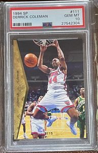 1994 Sp Derrick Coleman Pop 2 Psa 10