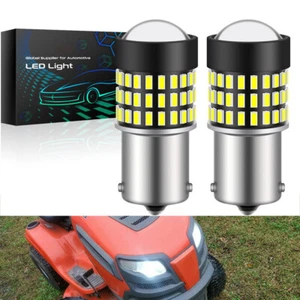 2X HELLWEISSE LED Glühbirnen für einen Handwerker YT 4500 YTS 3000 4000 Glühbirnenmäher - Bild 1 von 7