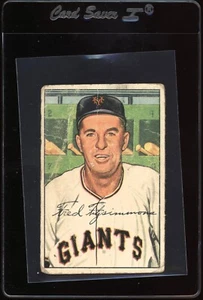 1952 Bowman Freddie Fitzsimmons #234 Giants - Bild 1 von 2