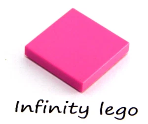 30 LEGO Dark Pink Tile 2 x 2 Smooth Finishing (3068) - (30 Pieces) - Bild 1 von 2