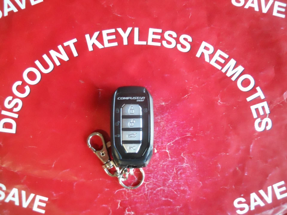 COMPUSTAR   KEYLESS REMOTE  VA5REH500-2WLR  2WG15R-FM  BLUE LIGHT GOOD CONDITION - Image 1 of 1