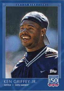 2019 TOPPS 150 YEARS OF BASEBALL #105 KEN GRIFFEY JR. - ARTIST RENDITIONS - Picture 1 of 2