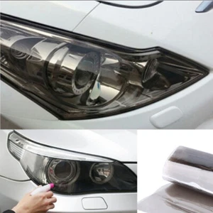 Light Black Car Headlight Tail light Fog Light Vinyl Tint Film Cover Car Sticker - Picture 1 of 10