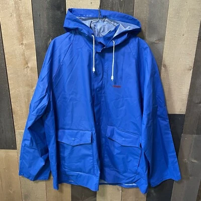 Stearns Men's LARGE Dry Wear Piece Rain Suit Jacket Waterproof BLUE Jacket Only - Image 1 of 4