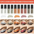 5 Colors Glitter Liquid Eyeliner Metallic Eyeshadow Makeup Long-Lasting Gift Set
