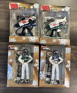 x4 Dale Earnhardt Jr #88 Trevco NASCAR Collectible Ornaments Lot 2009 - Picture 1 of 7
