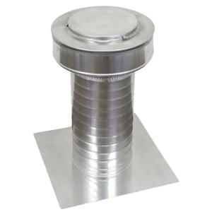 6 In. Dia Keepa Vent an Aluminum Roof Vent for Flat Roofs - Picture 1 of 9
