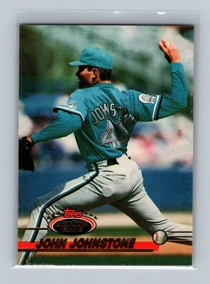 John Johnstone Florida Marlins #734 Topps Stadium Club 1993 Baseball - Image 1 of 2
