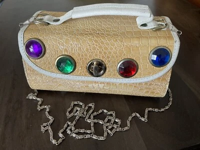 Bolso sin asas de cuero vintage de noche cartera Corea Foto 1 de 4