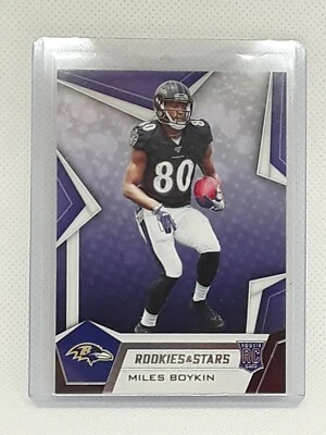 Miles Boykin 2019 Panini Rookies & Stars Football - RC #266 - Baltimore Ravens - Image 1 of 2