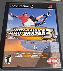 Sony Playstation 2 PS2 •Tony Hawks Pro Skater 3• Etiqueta Negra Probado en Caja Original/Funciona - Imagen 1 de 3