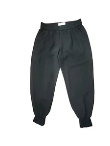 Pantalón Jogger Suave Pequeño Joie Negro Mujer Cintura Elástica Dobladillo Acanalado - Imagen 1 de 7