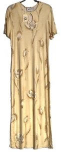 Maxi dress M size Medium NEW Gina Minetti BNWT vintage 90s 00s noughties jersey - Picture 1 of 5
