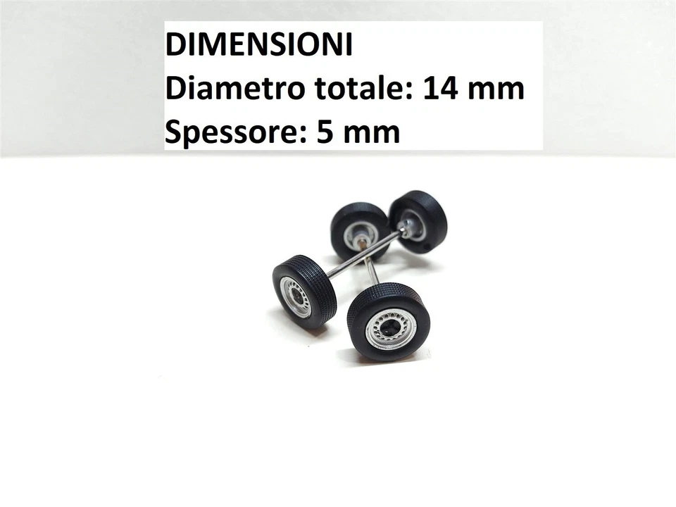 Kit Ruote Originali Triumph Spitfire MK IV del 1974 - scala 1/43 - Immagine 1 di 1