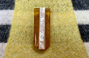 Toller Clip Art Déco Kleider/Hut, Bakelit und Perlmutt, vintage, ca. 1930, top! - Bild 1 von 10