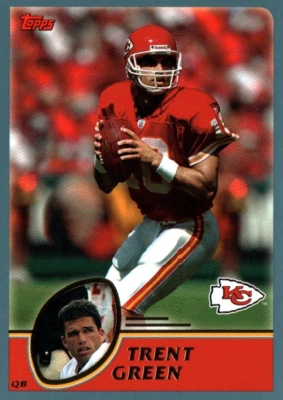 Trent Green, QB - Topps - Chiefs, 2003 - #34 - Image 1 of 4