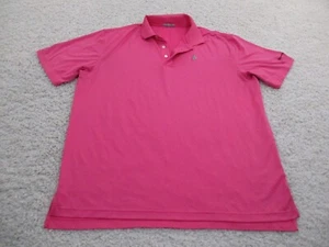 Peter Millar Shirt Men 2XL XXL Pink Summer Comfort Polo Whispering Pines Golf A2 - Picture 1 of 14