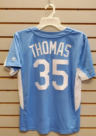 Frank Thomas Chicago White Sox blue MLB Majestic fashion jersey youth M NEW Cover
