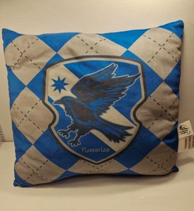 Harry Potter Ravenclaw House Cushion Plush Pillow 40x40cm Blue Crest Collectible - Picture 1 of 9