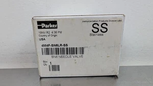 Parker 4M4F-SN6LR-SS SN6 Needle Valve 1/4" 6000 PSI Stainless Steel 316 NPT F/M - Picture 1 of 4