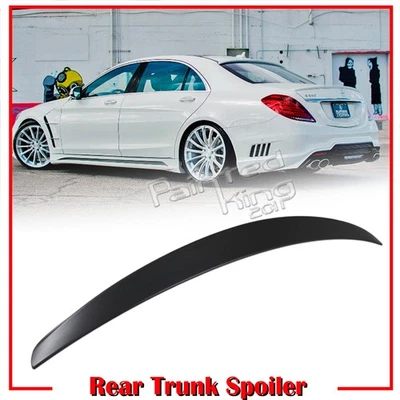 14-20 Unpaint Fits Mercedes BENZ W222 S-class OE Type Rear Trunk Spoiler 4D S500 - Imagem 1 de 4