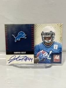 Jahvid Best 2010 Panini Donruss Elite Team Logo Signatures Auto #17 Rookie RC - Picture 1 of 3