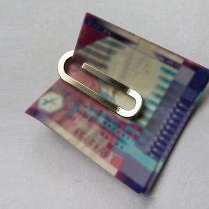 Stainless Steel Pocket Money Clip Wallet Bill Clip Clamp Folder Banknote Clip - Picture 1 of 8