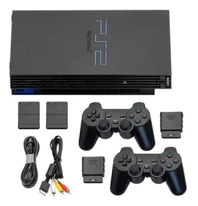 Guaranteed PlayStation 2 PS2 Game Console + Wireless Controllers + US Seller - Picture 1 of 9