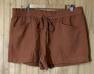 Loft Womens Large Pull On Shorts Pockets Elastic Waist - Picture 1 of 4