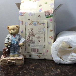 Enesco Cherished Teddies by Priscilla Hillman #CT951 MAYOR WILSON T. BEARY - Picture 1 of 5
