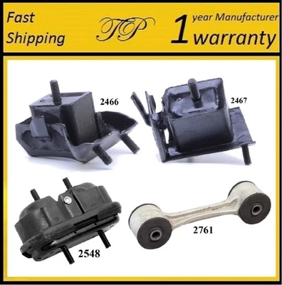 4PCS MOTOR & TRANS MOUNT FOR 1986 PONTIAC FIERO 2.5L - MANUAL TRANS - Image 1 of 4