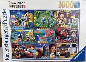 Ravensburger DISNEY PIXAR 1000 PC Puzzle/"Disney Pixar Movies" Complete - Picture 1 of 7