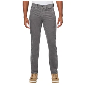 Brooks Brothers Herren Stretch Slim 5 Pocket Cord Hose Perlgrau 36x32 - Bild 1 von 4