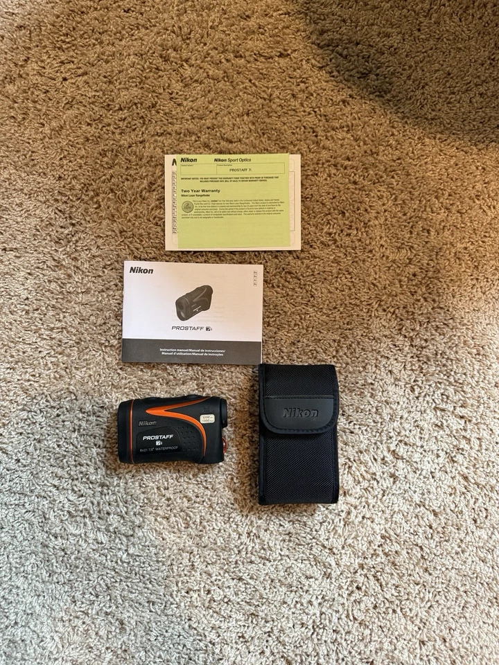 Telémetro láser Nikon Prostaff 7i 6x21 caza golf 1300 yardas/1200 metros Foto 1 de 3