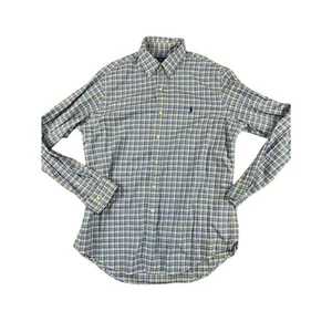 plaid uomo grande Ralph Lauren multicolore manica lunga bottoni ottimo  - Foto 1 di 9