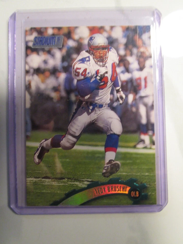 TEDY BRUSCHI 1997 Stadium Club Football # 162 New England Patriots- - Image 1 of 1