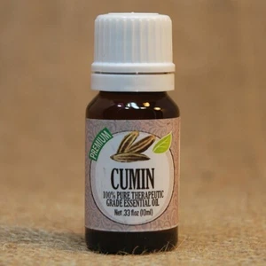 Healing Solutions CUMIN 10 mL Essential Oil NEW Unopened FREE SHIP 24 hrs - Picture 1 of 2