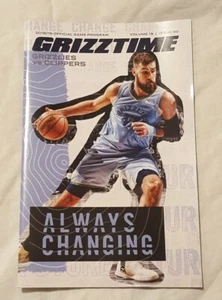 2019 Memphis Grizzlies vs Clippers Program GRIZZTIME Valanciunas VOL.19/ ISSUE30 - Picture 1 of 2