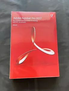 Adobe Acrobat Pro 2017 Boxed | Perpetual License | DVD for Windows - Picture 1 of 5