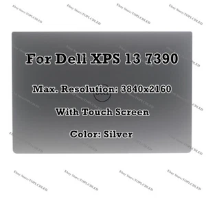Dell XPS 13 7390 13" UHD 4K 3840x2160 LCD Touch Screen Complete Assembly Silver - Picture 1 of 7