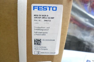 FESTO MS6-SV-AQR-D-10V24P-2M12-S0-WP - 548713 Soft-start and quick exhaust valve - Picture 1 of 4